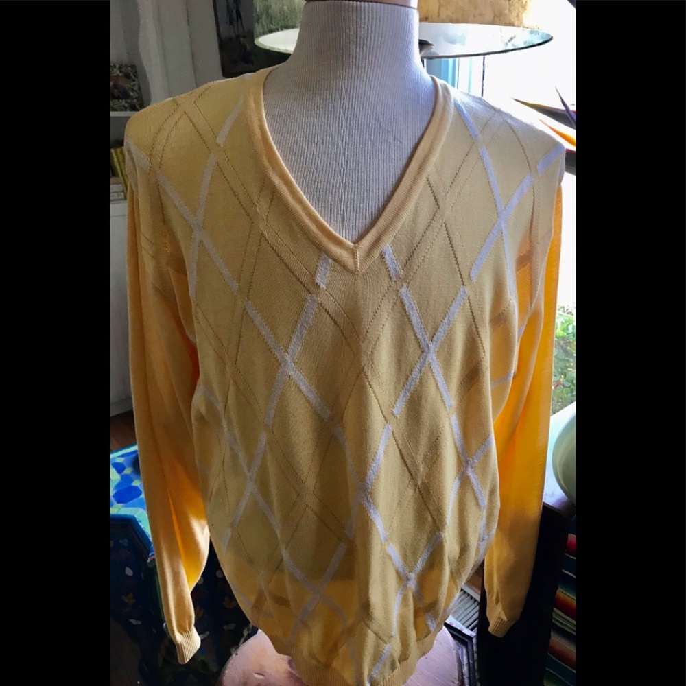 Vintage men’s golf sweater St.  Croix shop